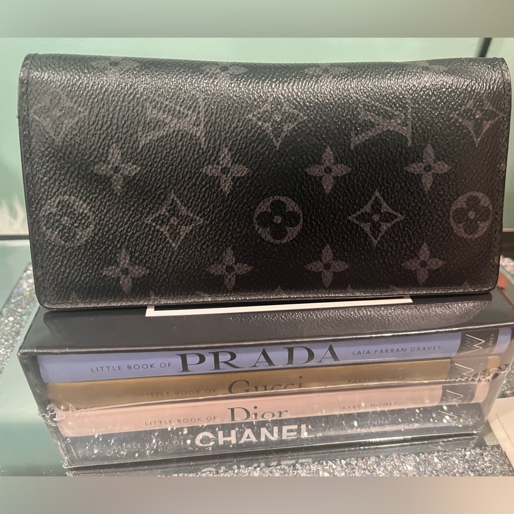 Louis Vuitton Monogram Eclipse Brazza Long Bifold… - image 8